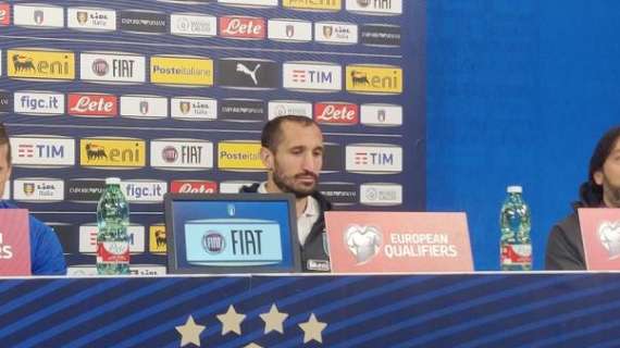 Italia, Chiellini su Mancini: "Un altro grande tecnico con cui lavoro"