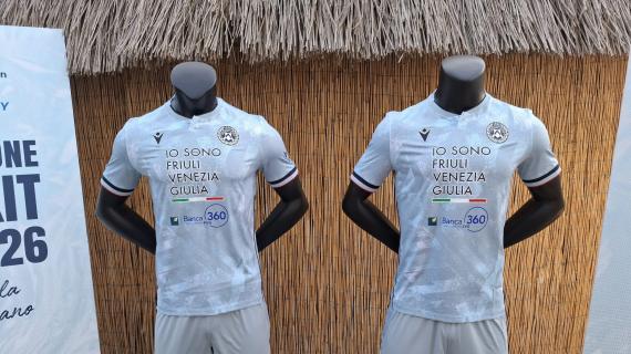 L'Udinese presenta la seconda Away 2025/26 a Marano, le immagini