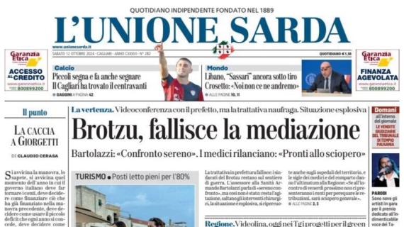 L'Unione Sarda: "Piccoli segna e fa anche segnare: il Cagliari ha trovato il centravanti"