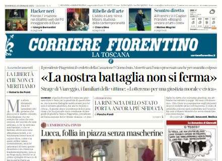 Corriere Fiorentino: "Scontro diretto". Col Cagliari la Fiorentina è senza alternativa