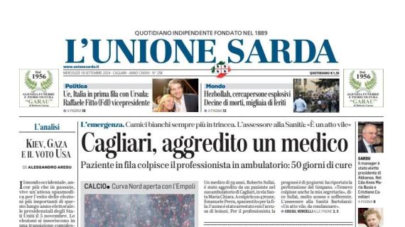 L'Unione Sarda: "Teppisti allo stadio, paga la società". Curva Nord aperta con l'Empoli