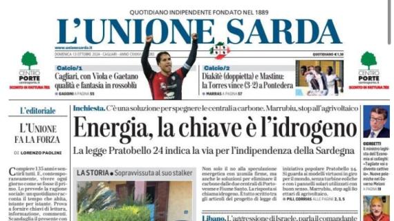 L'Unione Sarda: "Cagliari, con Viola e Gaetano qualità e fantasia in rossoblù"