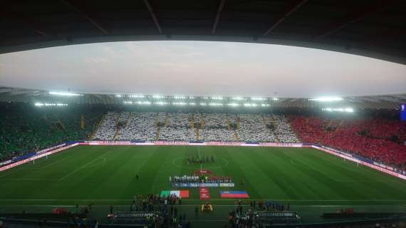 Inaugurato l'hub vaccinale della Dacia Arena: al via le vaccinazioni presso la Curva Nord