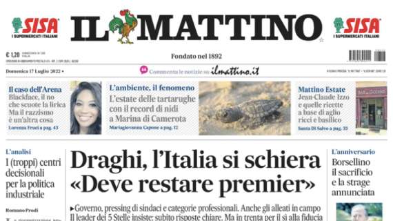 Presentazione in piazza a Dimaro, Il Mattino: "Il Napoli sfila, Deulofeu si accoda"