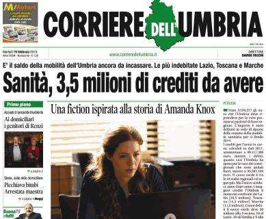 Corriere dell'Umbria: "Ternana, stasera c'è il recupero con il Rimini"