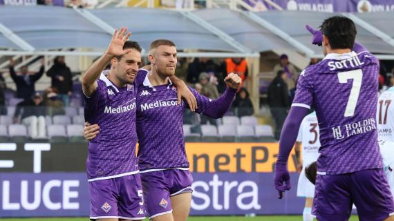 Fiorentina-Salernitana 3-0: il tabellino della gara