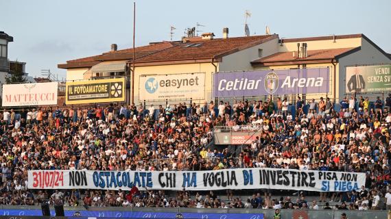 Pisa, esplode la festa in città: la squadra è attesa all'Arena Garibaldi stasera alle 21.30