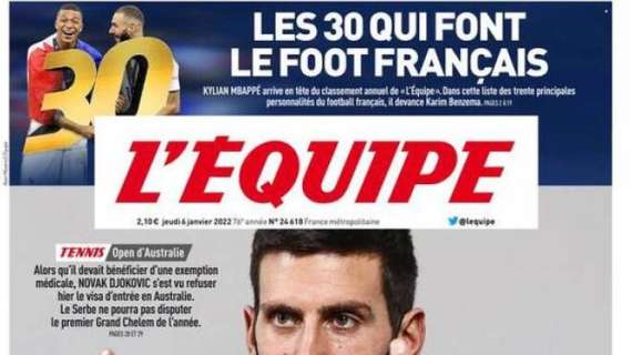 L’Equipe stila la classifica dei top francesi: “Mbappé in testa, davanti a Benzema”
