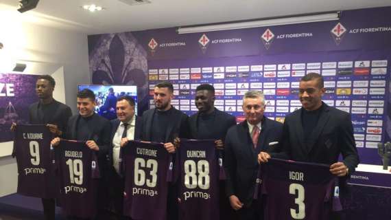 TMW - Fiorentina, ecco i nuovi: le foto dei 5 acquisti con la maglia viola