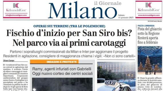 Il Giornale Milano: "Fischio d'inizio per San Siro bis? Nel parco via ai primi carotaggi"