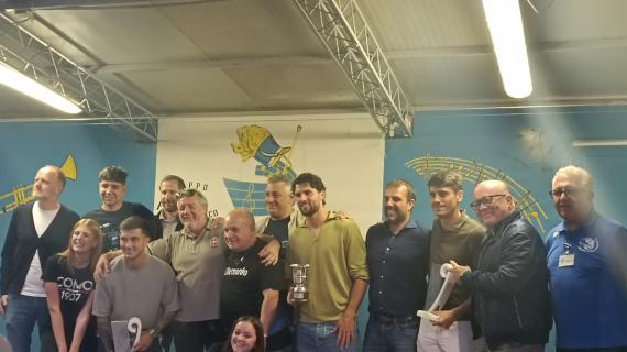 Como, a Strefezza il 'Trofeo Borgonovo': "Con la stessa grinta anche il prossimo anno"