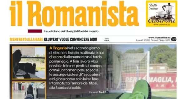 Il Romanista su Mourinho che scaccia con una foto le voci di ‘seccatura’: “Con i piedi ciao ciao”
