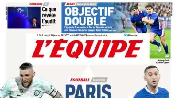 Il PSG vuole chiudere Skriniar e Ziyech. L'Equipe: "Parigi gioca l'attacco difensivo"