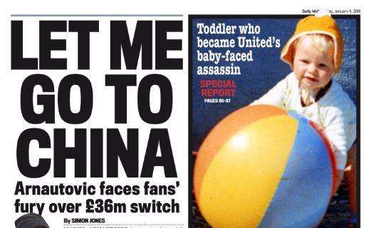 Il Daily Mail e il caso Arnautovic: "Lasciatemi andare in Cina"
