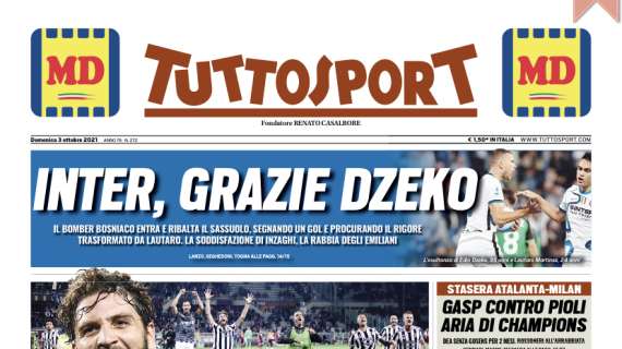 L'apertura di Tuttosport sul derby di Torino: "Juve Loca"