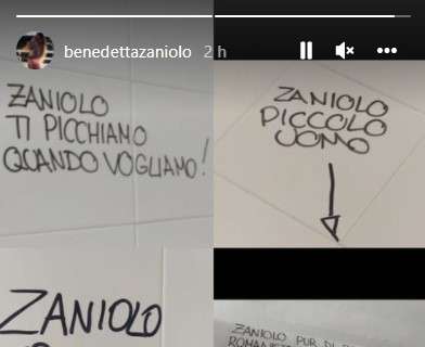 Altro attacco degli hater contro Zaniolo: insulti sui muri della scuola che frequenta la sorella