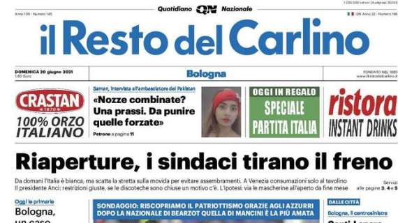Il Resto del Carlino e il sondaggio sull'amore per la Nazionale: "Viva l'Italia"