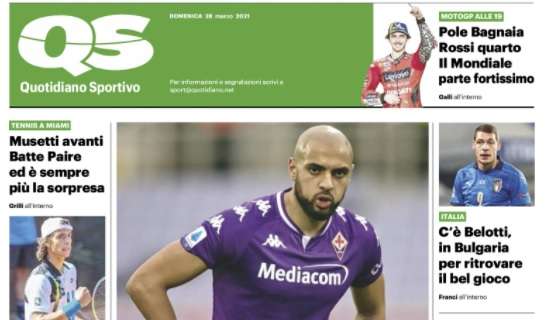 L'apertura di QS sulla Fiorentina: "Amrabat è ok, ora tocca a te"