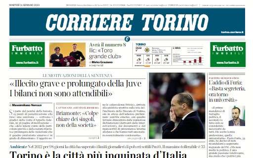 Il Corriere di Torino: "Illecito grave e prolungato della Juve, bilanci non attendibili"