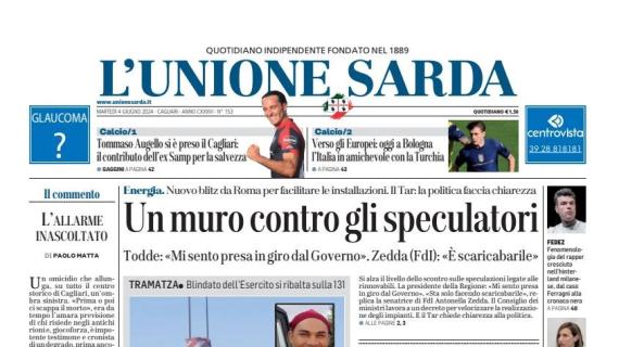 L'Unione Sarda: "Augello si è preso il Cagliari: il contributo dell'ex Samp per la salvezza"