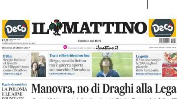 Napoli, Il Mattino: "Spalletti, la storia passa da Roma"