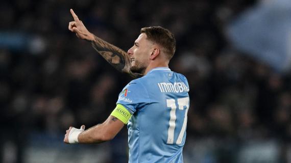 Lazio avanti all'intervallo sul Monza, decide per ora una zampata del redivivo Immobile