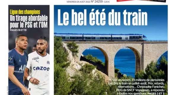 PSG con la Juventus in Champions, Le Parisien: "Girone abbordabile per loro e il Marsiglia"