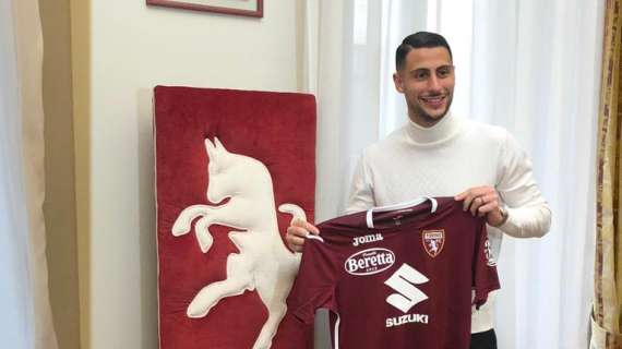 Mandragora in attesa dell'esordio col Torino: sui social le prime immagini in maglia numero 38