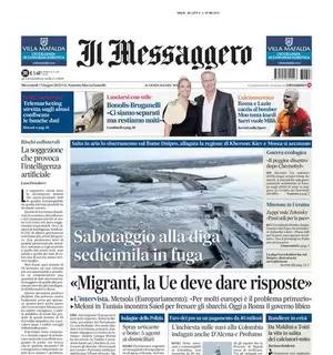 Il Messaggero: "Roma e Lazio, caccia al bomber: Mou tenta Icardi, Sarri vuole Milik"