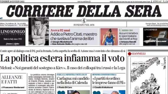 Il Corriere della Sera: “Stipendi tagliati e basta spese folli: così la Juve pianifica il futuro”