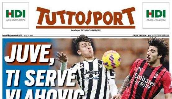 L'apertura di Tuttosport: "Juve, ti serve Vlahovic"