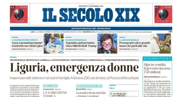 Il Secolo XIX e gli azzurri all'Europeo: "L'Italia soffre ma passa"