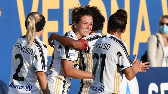 Serie A, le Juventus Women soffrono ma vincono ancora: 4-3 alle Empoli Ladies