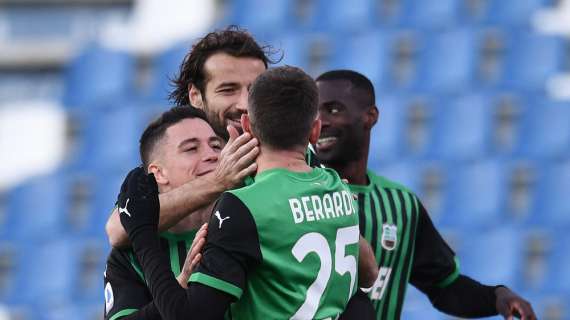 Berardi firma in rovesciata il -3 dalla Roma: Sassuolo batte Sampdoria per 1-0