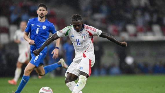 Moise Kean torna al gol anche con l'Italia. E sui social posta l'immagine: "Renaissance"