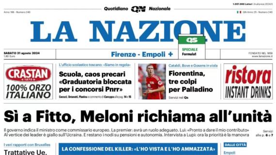 La Nazione sul mercato della Fiorentina: "Tre colpi per Palladino"