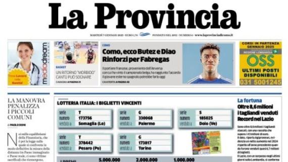 La Provincia di Como apre: "Como, ecco Butez e Diao: rinforzi per Fabregas"