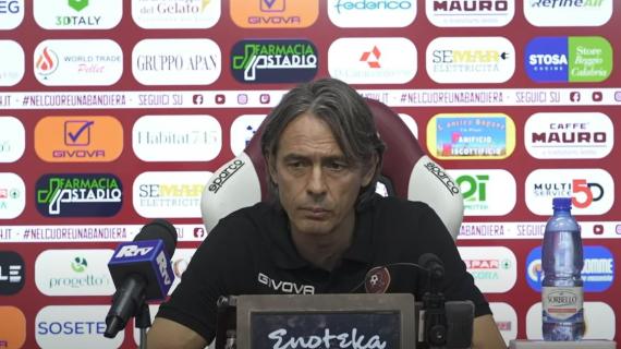 Reggina, Inzaghi: "Non dovevamo prendere il primo gol, battuta d'arresto che ci può stare"