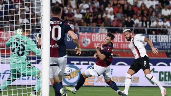 Al terzo anno al Milan, arriva il primo gol di destro di Olivier Giroud