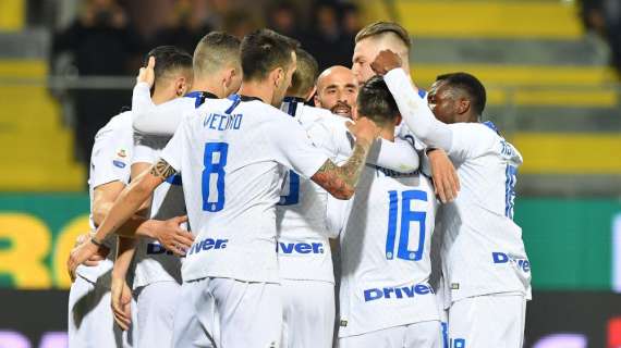 Tanta Inter, poco Frosinone: il 2-0 all'intervallo sta stretto a Perisic & Co