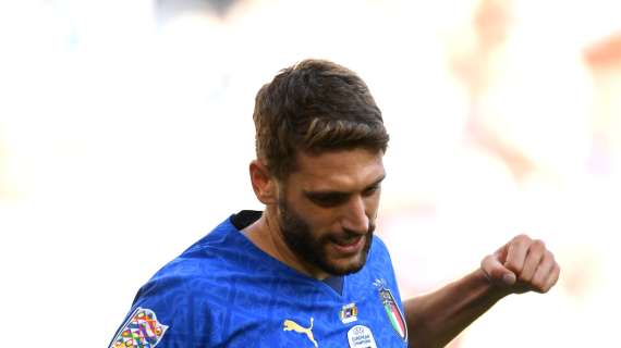 15 conclusioni dell'Italia, 1 della Nord Macedonia. Ma all'intervallo al Barbera è ancora 0-0