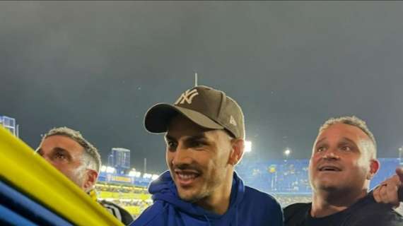 Roma, Paredes in curva alla Bombonera a tifare Boca Juniors