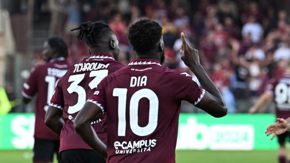 Salernitana, mister Inzaghi pensa al 4-3-3 per la gara contro il Napoli: Dia è sicuro di una maglia