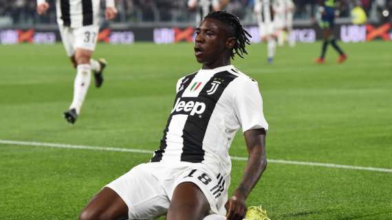 Juventus-Udinese 2-0 al 45', decide la doppietta di Kean
