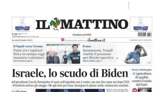 Il Mattino: "Scommesse, Tonali rischia il processo per illecito sportivo"