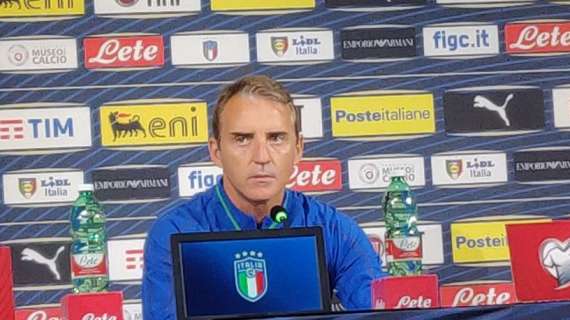 Italia, Mancini: "Ci mancano i gol degli attaccanti, ma arriveranno"