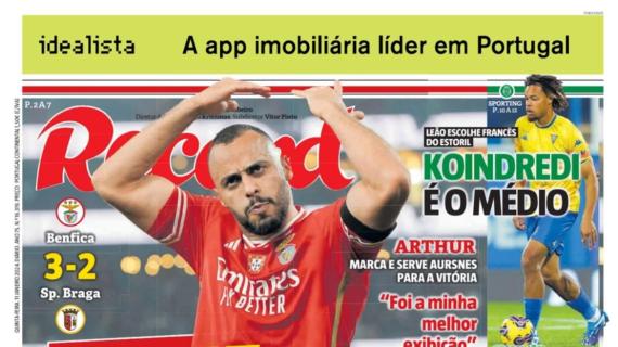Le aperture portoghesi - L'uomo di coppa è ancora Arthur, l'ex Fiorentina salva il Benfica