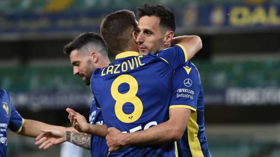 Kalinic torna al gol con doppietta: l'Hellas Verona raddoppia sul campo della Salernitana