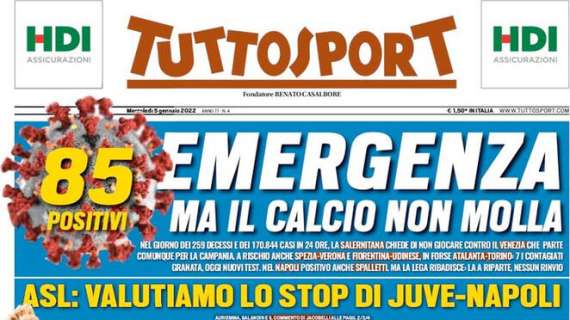 L'apertura di Tuttosport: "Icardi, svolta PSG: 'Vai alla Juve'"