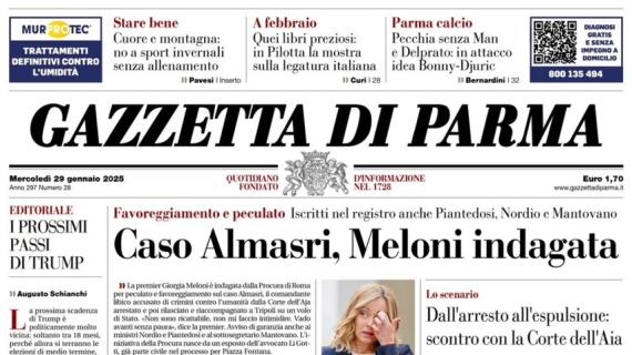 Parma, con il Lecce senza Man e Delprato. La Gazzetta di Parma titola: "Idea Bonny-Djuric"